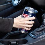 Rico Industries NFL Football New England Patriots 20oz Stainless Steel Tumbler with Lid - Great For Coffee, Tea, Water or Cocktails