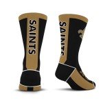 For Bare Feet NFL NEW ORLEANS SAINTS MVP Crew Sock Team Color Youth