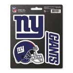 Fanmats NFL New York Giants Team Decal, 3-Pack , Blue