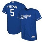 Freddie Freeman Los Angeles Dodgers MLB Kids Youth 8-20 Blue Alternate Player Jersey (18-20)
