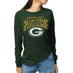 Junk Food Clothing x NFL - Green Bay Packers - Bold Logo - Unisex Adult Long Sleeve T-Shirt for Men and Women - Size Large