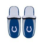 FOCO Indianapolis Colts NFL Mens Sherpa Slide Slippers - M