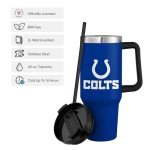 FOCO Indianapolis Colts NFL 40 oz XL Tumbler - Team Color