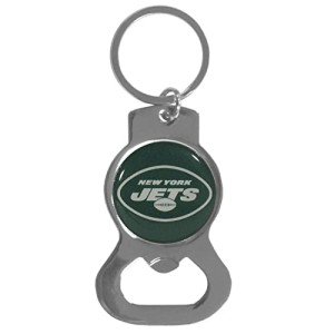 NFL Siskiyou Sports Fan Shop New York Jets Bottle Opener Key Chain One Size Team Color
