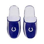FOCO Indianapolis Colts NFL Mens Sherpa Slide Slippers - M