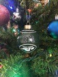 FOCO NFL Glass Ball Ornament - Limited Edition Christmas Ball Ornament - Show Your Team Spirit with Officially Licensed Fan Gear (New York Jets)