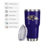 FOCO Baltimore Ravens NFL Team Logo 30 oz Tumbler - Purple
