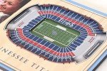 YouTheFan NFL Tennessee Titans 3D StadiumViews Picture Frame, 8 x 12 in