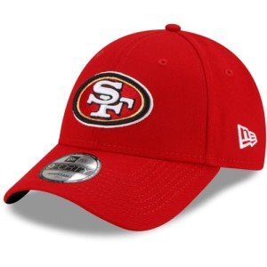New Era NFL The League 9FORTY Adjustable Hat Cap One Size (US, Alpha, One Size, San Francisco 49ers - Red)