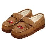 FOCO Tampa Bay Buccaneers NFL Mens Team Logo Moccasin Slippers - M
