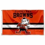 WinCraft Browns Throwback Vintage Retro 3x5 Banner Flag