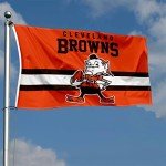 WinCraft Browns Throwback Vintage Retro 3x5 Banner Flag