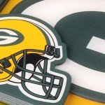 YouTheFan NFL Green Bay Packers 3D Logo Series Coasters 4" x 4"