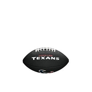 WILSON Sporting Goods NFL Houston Texans Team Logo Football , Black, Mini Size