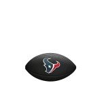 WILSON Sporting Goods NFL Houston Texans Team Logo Football , Black, Mini Size