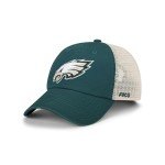 FOCO Men's Philadelphia Eagles Cap NFL Logo Casual Mesh Trucker Hat, Team Color