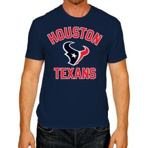 Team Fan Apparel NFL Adult Gameday T-Shirt - Cotton Blend - Tagless - Semi-Fitted - Unleash Your Team Spirit During Game Day (Houston Texans - Navy, X-Large)
