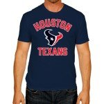Team Fan Apparel NFL Adult Gameday T-Shirt - Cotton Blend - Tagless - Semi-Fitted - Unleash Your Team Spirit During Game Day (Houston Texans - Navy, X-Large)