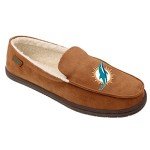 FOCO Miami Dolphins NFL Mens Exclusive Beige Moccasin - L