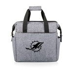 PICNIC TIME Gray Miami Dolphins Lunch Cooler