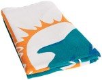 Northwest NFL Miami Dolphins Unisex-Adult Beach Towel,Cotton, 30" x 60", Zone Read