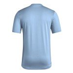 adidas Men's FC Short Sleeve Pre-Game T-Shirt, Smoke Blue/Atlanta United, Medium