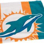 Northwest NFL Miami Dolphins Unisex-Adult Beach Towel,Cotton, 30" x 60", Zone Read