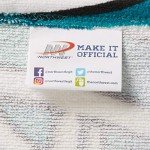 Northwest NFL Miami Dolphins Unisex-Adult Beach Towel,Cotton, 30" x 60", Zone Read