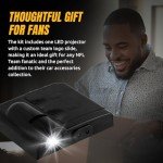 Sporticulture NFL American Football Pittsburgh Steelers - Led Car Door Light - Wireless Led Projector with One Team Logo Slide - Compatible for Most Car Models - Battery-Operated, 2.5” x 2.5”