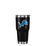 FOCO Detroit Lions NFL Team Logo 30 oz Tumbler - Black