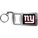NFL Siskiyou Sports Fan Shop New York Giants Flashlight Key Chain with Bottle Opener One Size Black