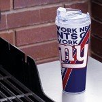 Rico Industries NFL Football New York Giants 24oz Acrylic Tumbler with Hinged Lid
