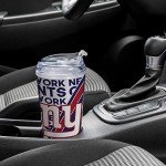 Rico Industries NFL Football New York Giants 24oz Acrylic Tumbler with Hinged Lid