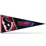 Rico Industries NFL Football Houston Texans Primary 12" x 30" Felt Wall Décor Pennant - Great for Home/Bed Room/Man Cave Décor