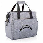 PICNIC TIME Gray Los Angeles Chargers Lunch Cooler