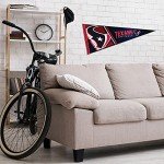 Rico Industries NFL Football Houston Texans Primary 12" x 30" Felt Wall Décor Pennant - Great for Home/Bed Room/Man Cave Décor