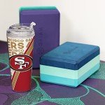 Rico Industries NFL Football San Francisco 49ers 24oz Acrylic Tumbler with Hinged Lid