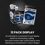 MasterPieces - NFL Playing Cards, Officially Licensed San Franciso 49ers Football Deck, Family Games for Adults and Kids, Standard Index