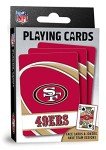 MasterPieces - NFL Playing Cards, Officially Licensed San Franciso 49ers Football Deck, Family Games for Adults and Kids, Standard Index