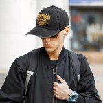 Embroidered City Hat Vintage Washed Denim Football Hats for Men Women, Unisex Adjustable Cotton Fans Baseball Cap