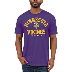 Junk Food Clothing x NFL - Minnesota Vikings - Classic Team Logo - Unisex Adult Short Sleeve Fan T-Shirt for Men and Women - Size Medium
