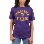Junk Food Clothing x NFL - Minnesota Vikings - Classic Team Logo - Unisex Adult Short Sleeve Fan T-Shirt for Men and Women - Size Medium