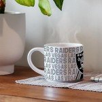 Rico Industries NFL Football Las Vegas Raiders 14 oz Metro Ceramic Coffee Mug