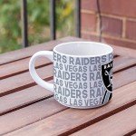 Rico Industries NFL Football Las Vegas Raiders 14 oz Metro Ceramic Coffee Mug