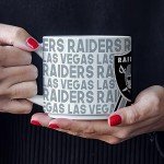 Rico Industries NFL Football Las Vegas Raiders 14 oz Metro Ceramic Coffee Mug
