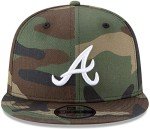 New Era MLB 9FIFTY Camo Adjustable Snapback Hat Cap One Size Fits All (Atlanta Braves Camo)
