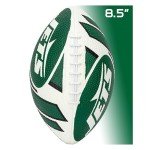 Franklin Sports NFL New York Jets Football - Youth Football - Mini 8.5" Rubber Ball - Perfect for Kids - Team Logos and Colors