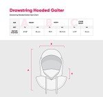 FOCO Dallas Cowboys NFL Drawstring Hooded Gaiter