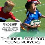 Franklin Sports NFL New York Jets Football - Youth Football - Mini 8.5" Rubber Ball - Perfect for Kids - Team Logos and Colors