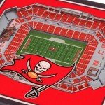 YouTheFan NFL Tampa Bay Buccaneers 3D StadiumView Coasters - Raymond James Stadium